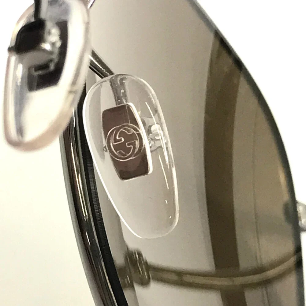 Gucci Sunglasses GG2235/S KJ1W8 Gunmetal Bamboo Frames w/ Mirrored Brown Lenses